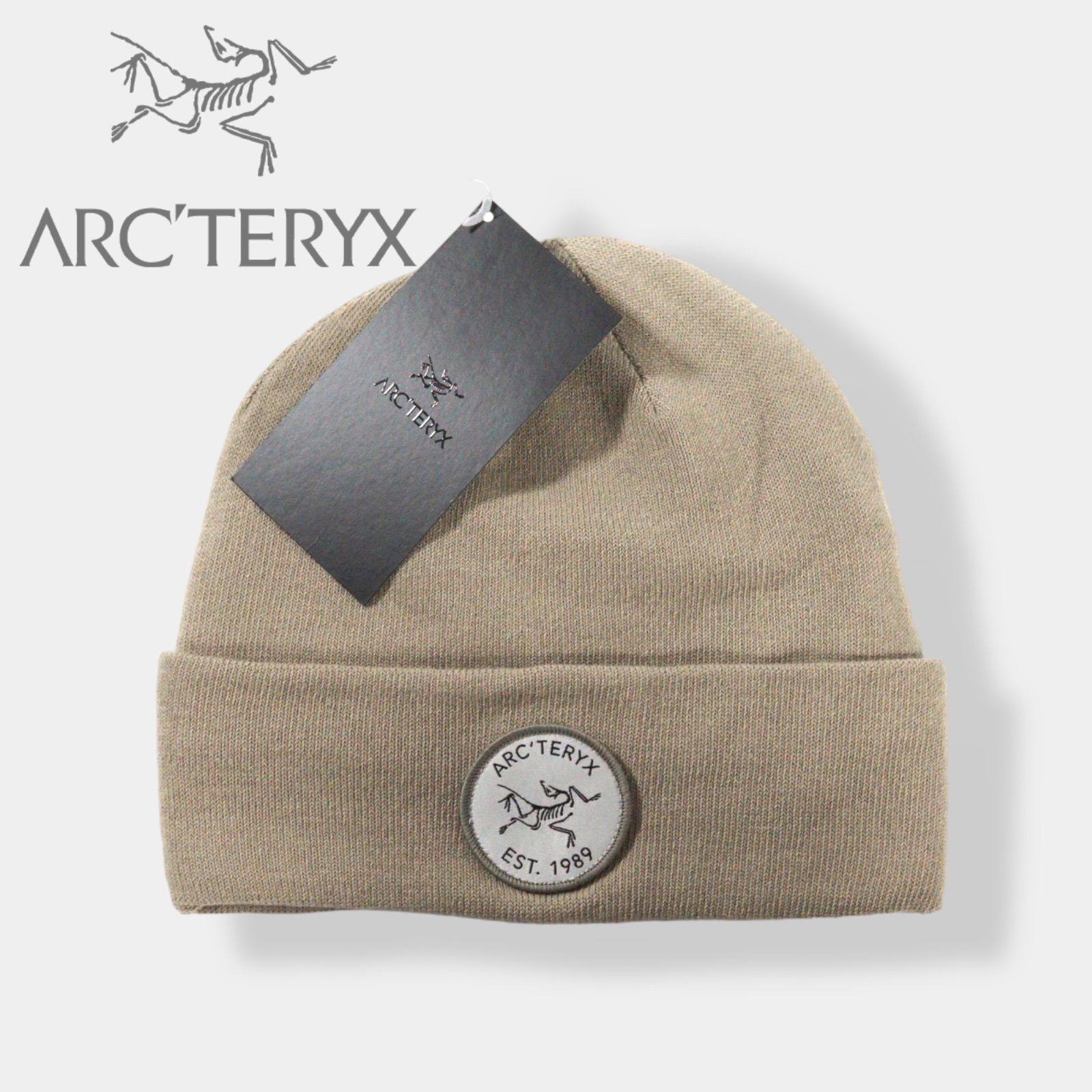 broad_accessory【ARC'TERYX】アークテリクス カナダ製 ニット帽 ビーニー ロゴ