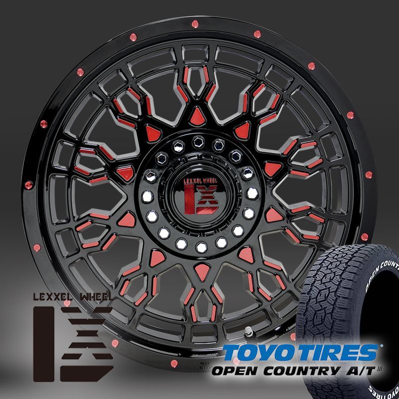 プラド ハイラックス FJ サーフ パジェロ 17インチ LEXXEL PreDator プレデター TOYO OPENCOUNTRY AT3  285/70R17 265/70R17 265/65 - メルカリ