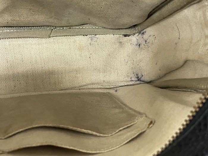 グッチ グッチプリント ショルダーバッグ ポートフォリオ ブラック 黒  