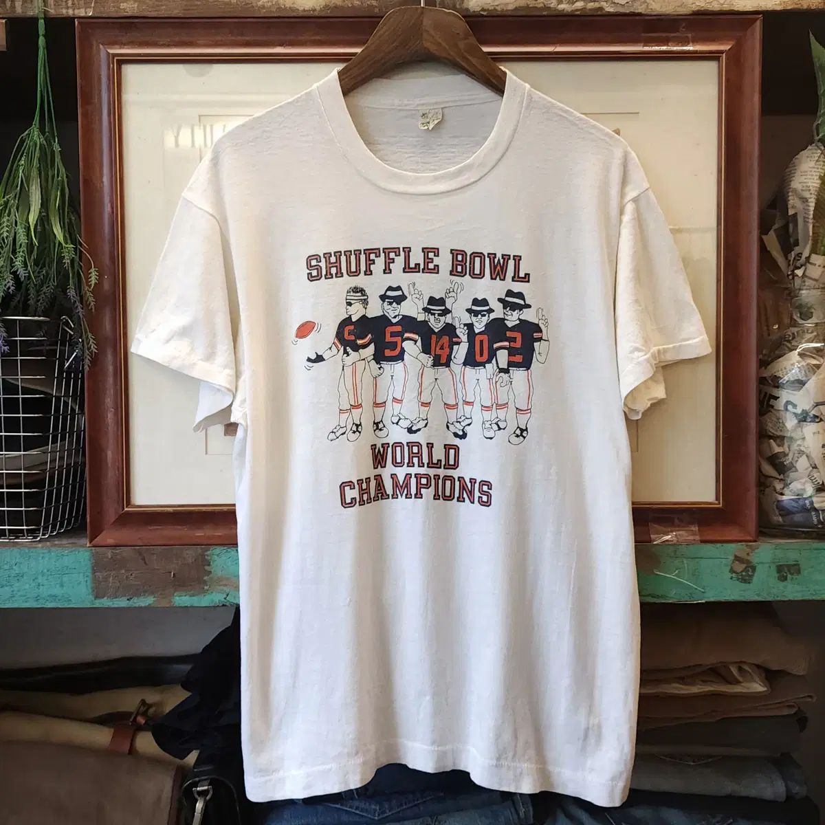 90s シャッフル ボール シングルステッチ アメリカ オリジナル ヴィンテージ プリント Tシャツ XL