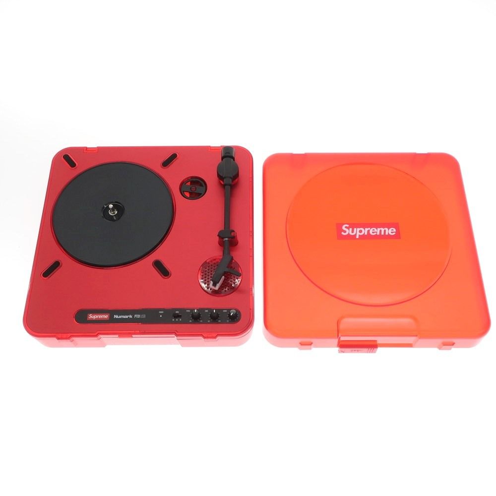 【中古】【未使用】シュプリーム Supreme 2020年春夏 Numark PT01 Portable Turntable ターンテーブル  レコードプレーヤー レッド【メンズ】