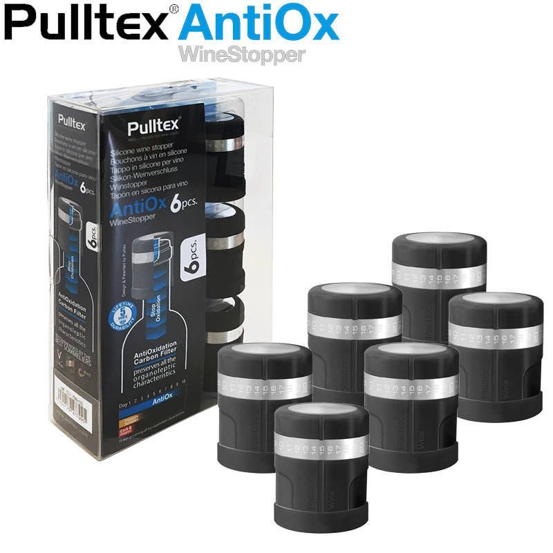 ６個セット Pulltex プルテックス アンチオックス ワインセーバー ワインストッパー