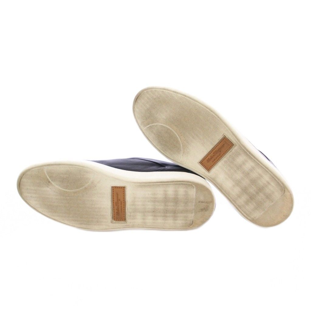 サルヴァトーレフェラガモ Salvatore Ferragamo garda slipon ガルダスリッポン ローカットシューズ レザー 8 黒 ブラック BB 夏コーデ ベーシック