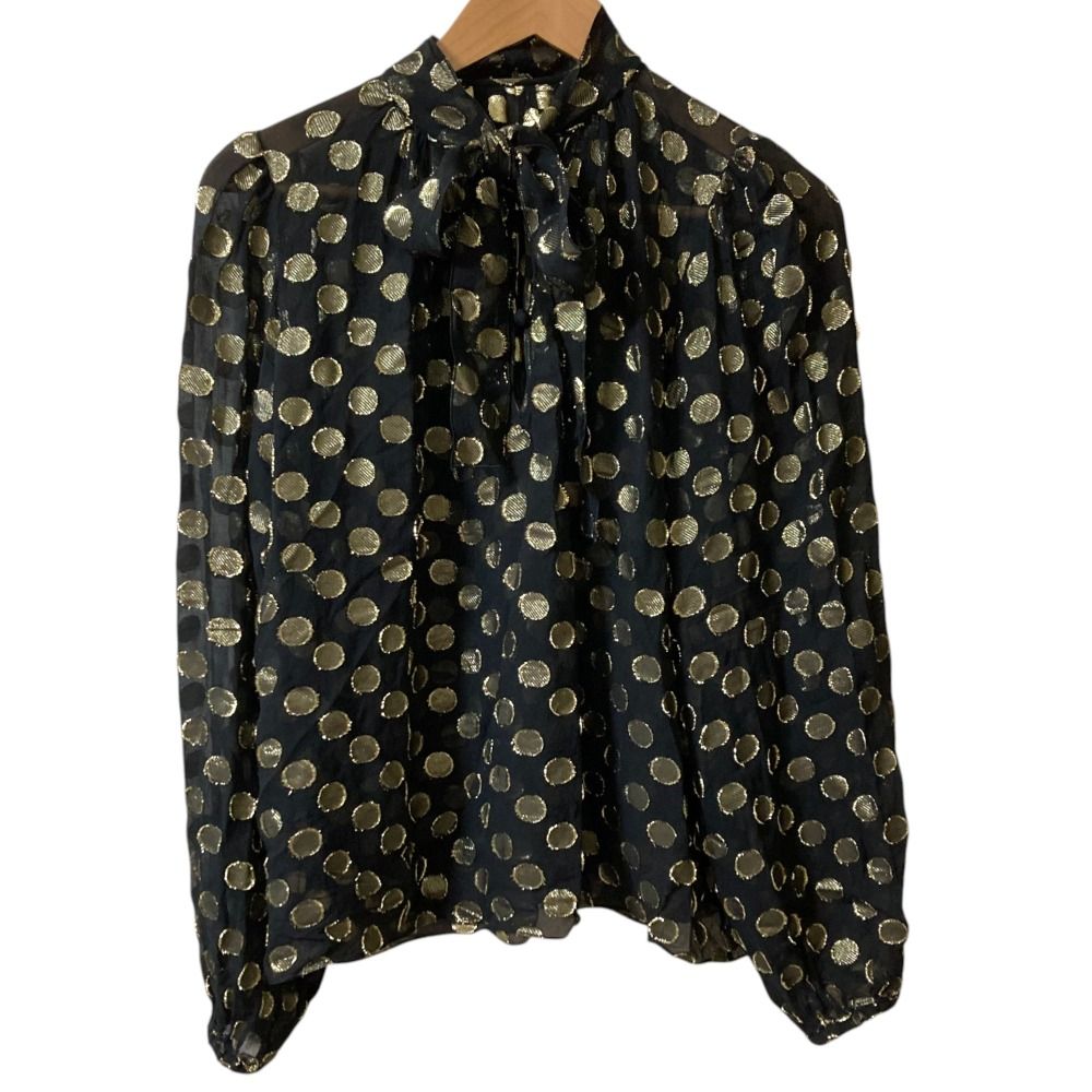 良品 DOLCE&GABBANA ドルチェアンドガッバーナ ドット シルク