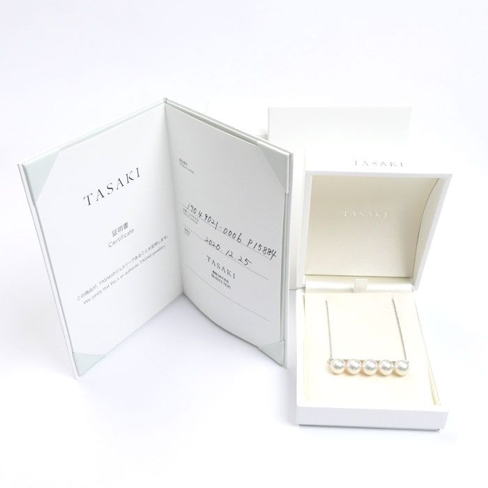 TASAKI タサキ K18WG ホワイトゴールド バランス シグネチャー パール  