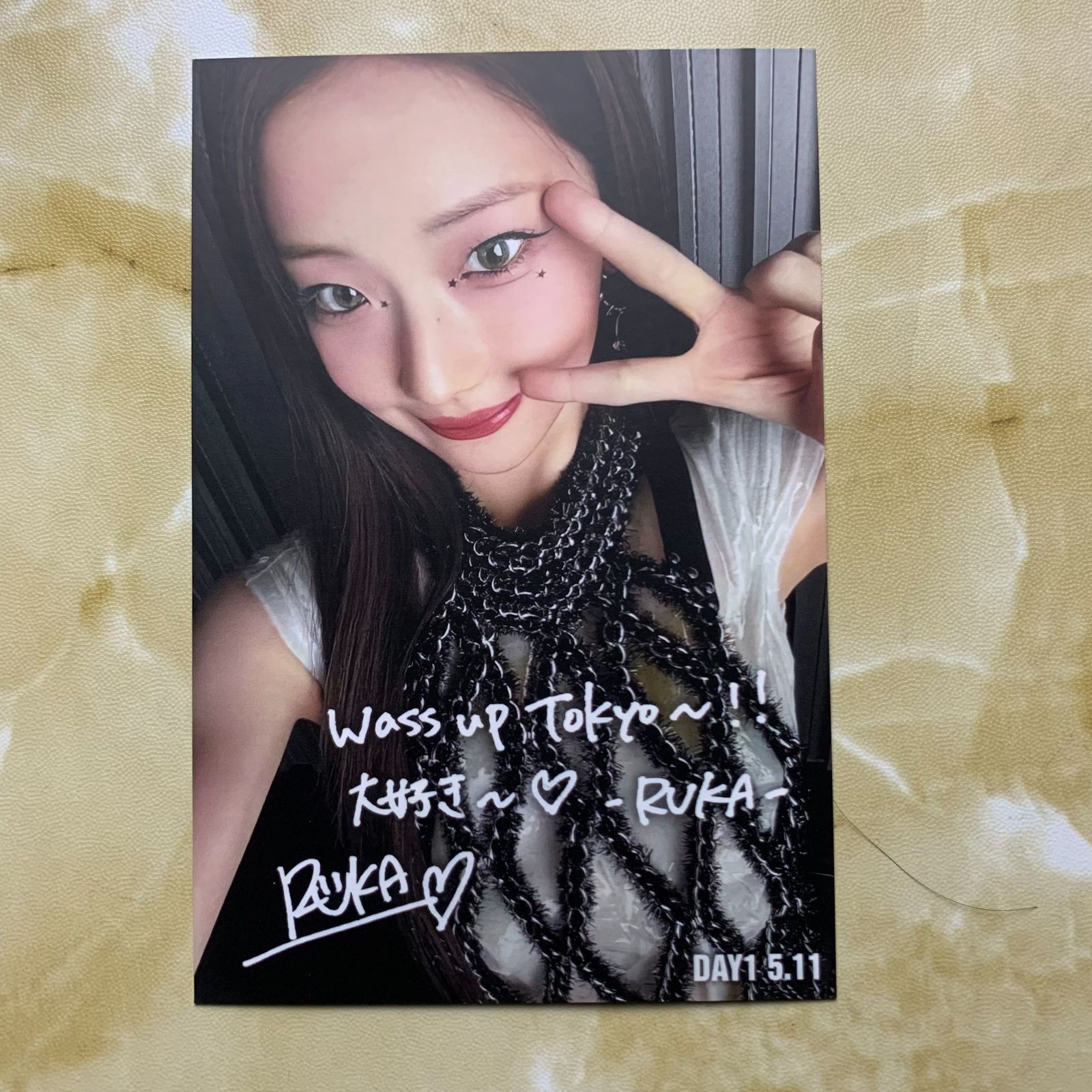 BABYMONSTER ペンミ ポストカード B賞 5/11/12 ルカ BABYMONSTER ポストカード ルカ ファンミーティング B賞 5/11 - メルカリ