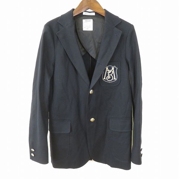a マディソンブルー MADISON BLUE ジャケット テーラード 02 濃紺 紺ブレ ロゴ エンブレム 銀ボタン レディース 933394 k01
