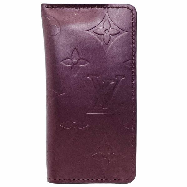 ルイヴィトン キーケース モノグラム マット クロシェットPM ヴィオレ M65134 LOUIS VUITTON キーリング キーホルダー キーフック キー 鍵 ブランド小物