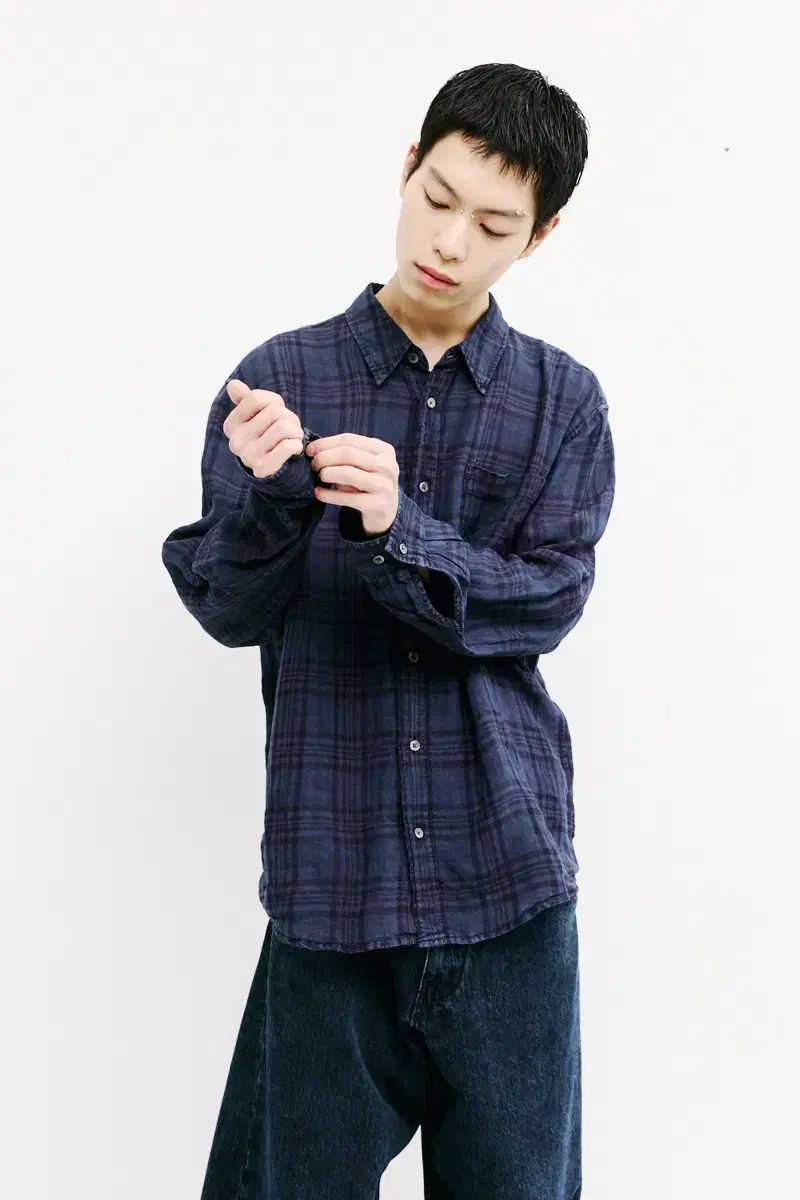 ミュージアム 染めシャツ