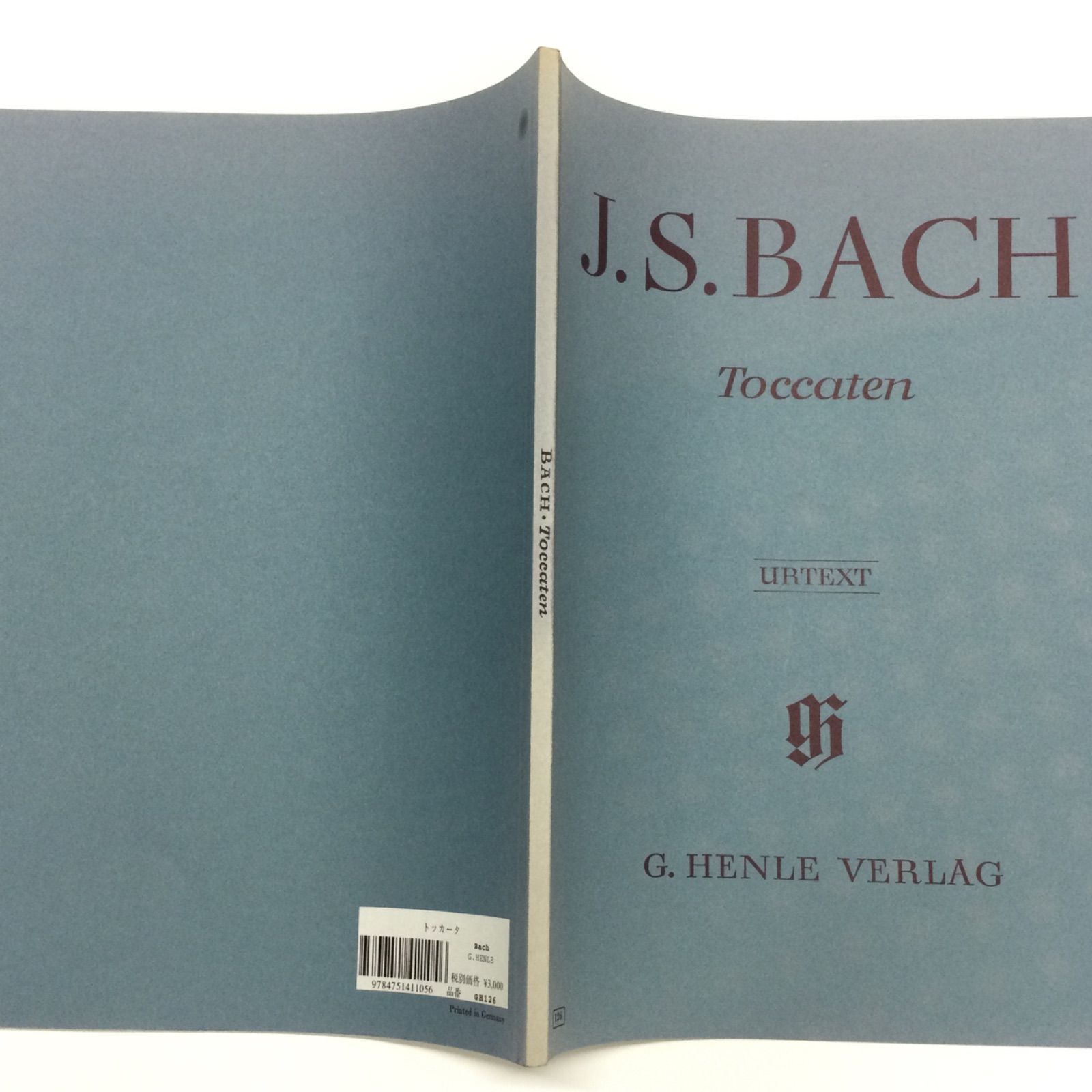 バッハ：トッカータ集　BWV910-916／ヘンレ社／原典版　GH126