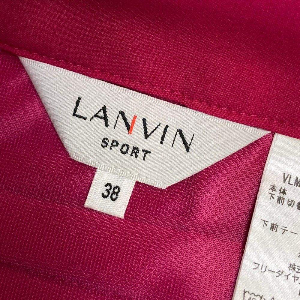 サイズ：38 LANVIN SPORT ランバン スポール  スカート  ピンク系 [240101445089] ゴルフウェア レディース ストスト サイズ：38 LANVIN SPORT ランバン スポール スカート ピンク系