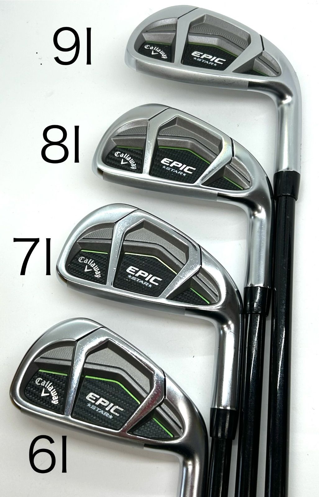 EPIC STAR アイアンセット 6, 7, 8, 9, P キャロウェイ エピックスター アイアン7本セット 6,7,8,9,P,A,S