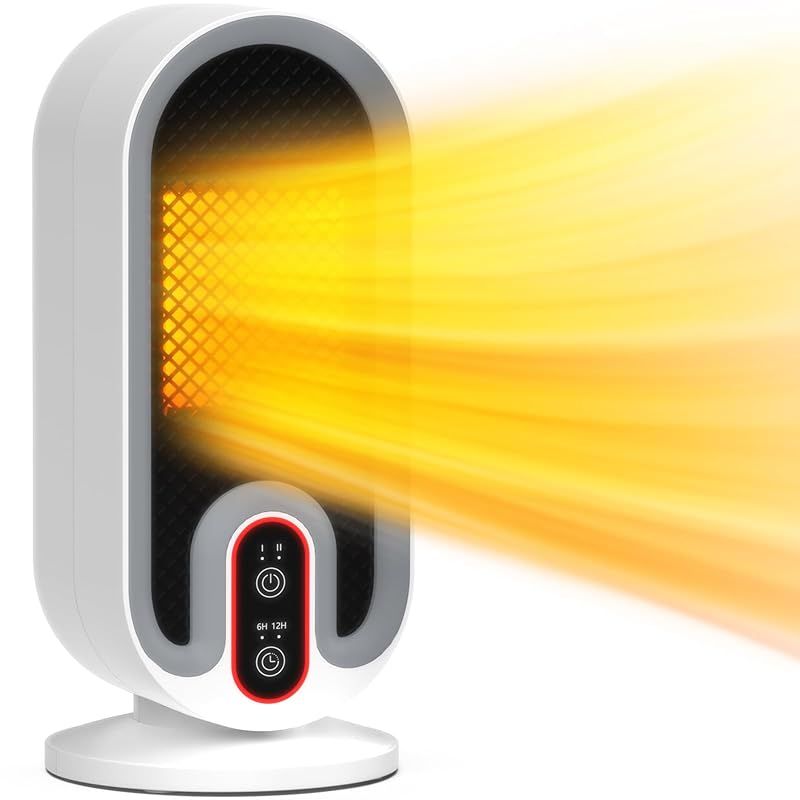 2秒で速暖! セラミックヒーター 小型 2025最新進化 電気ストーブ 小型 暖房器具 省エネ 2段階温風切替 650W|800W ファンヒーター タイマー機能 高性能集塵フィルター付き 過熱保護 転倒安全装置 即暖 セラミックファン 大風量 速暖 1