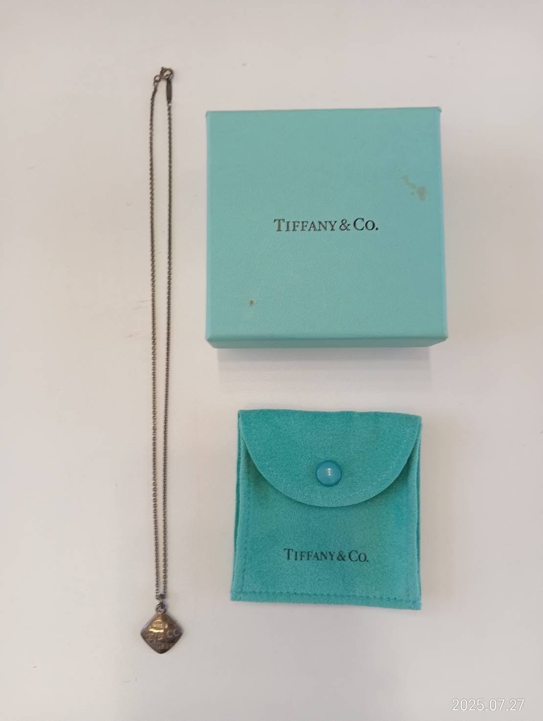 ティファニー ネックレス 1837 クッション モンタージュ シルバー925 箱 ティファニー ネックレス 1837 クッション モンタージュ