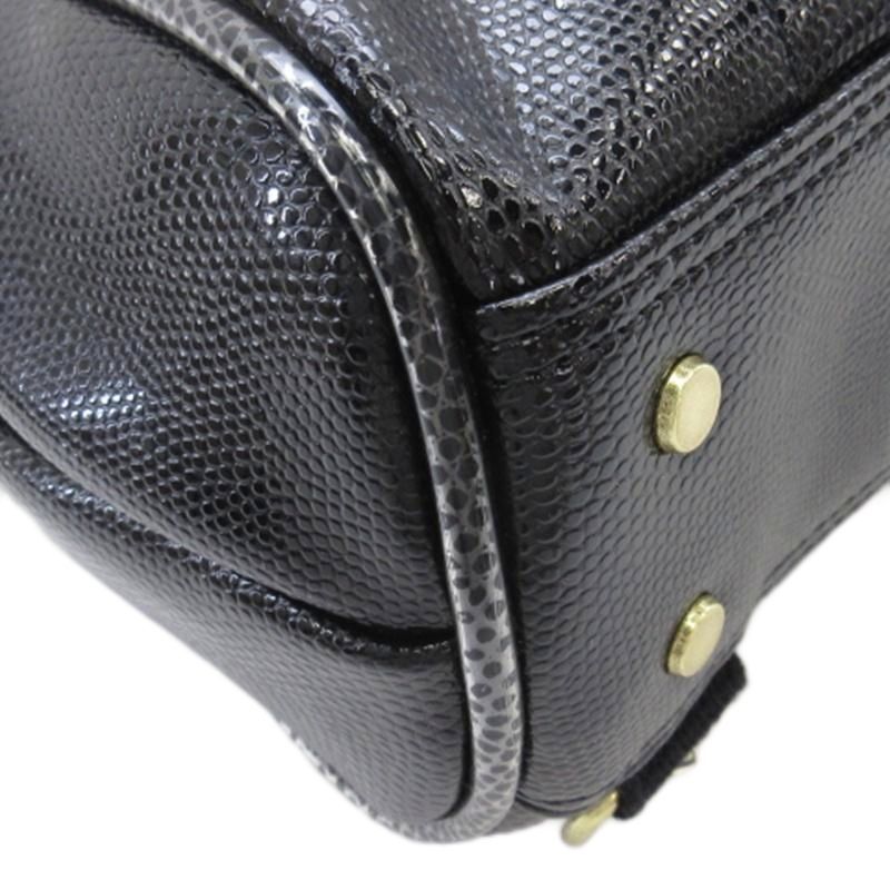 YOUTA リザード型押し ダレス ビジネス リュックサック がま口