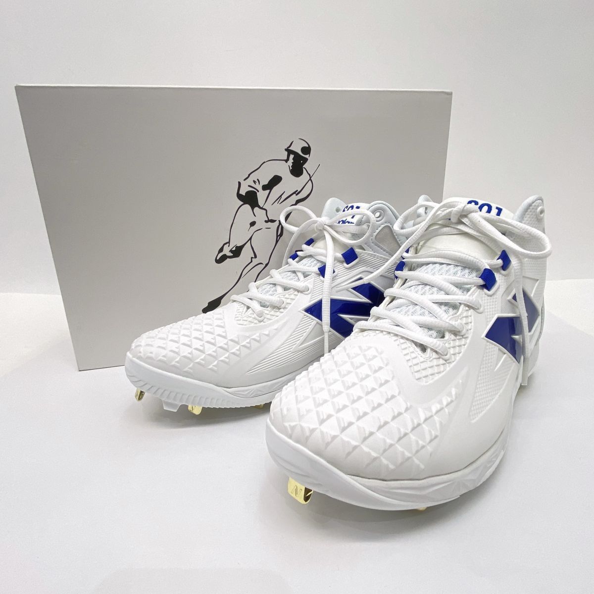 ♥ New Balance ニューバランス 埋め込み金具 野球スパイク FuelCell Ohtani 1 Metal 大谷翔平 MSHOWB1 US9.5 27.5cm 箱有