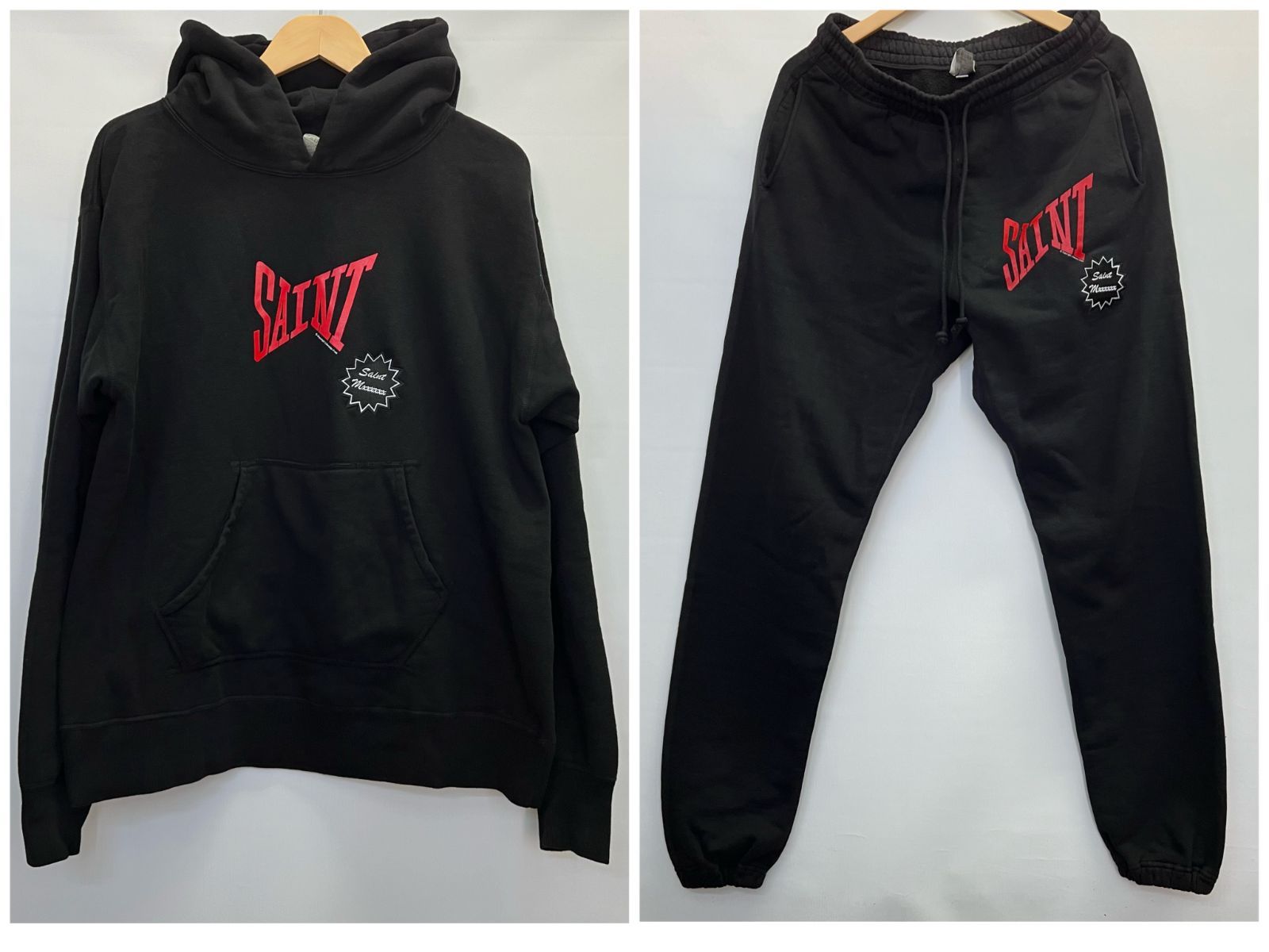 浜館75-1598】 SAINT MICHAEL セントマイケル パーカー サイズ:XL 24SS 
