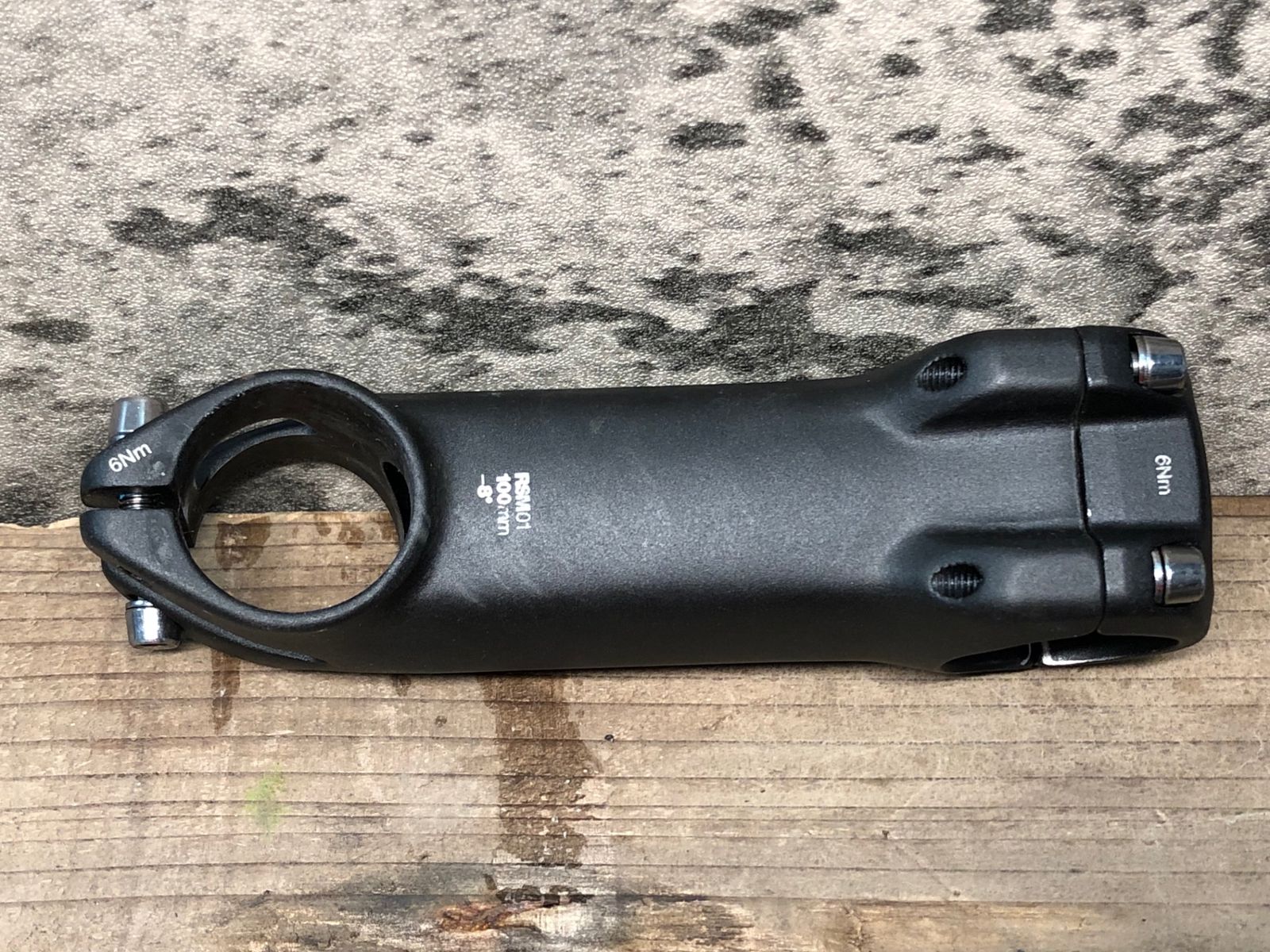 IP047 BMC RSM01 ステム アルミ OS 100mm -8° Φ31.8 ガーミンマウント付き - メルカリ