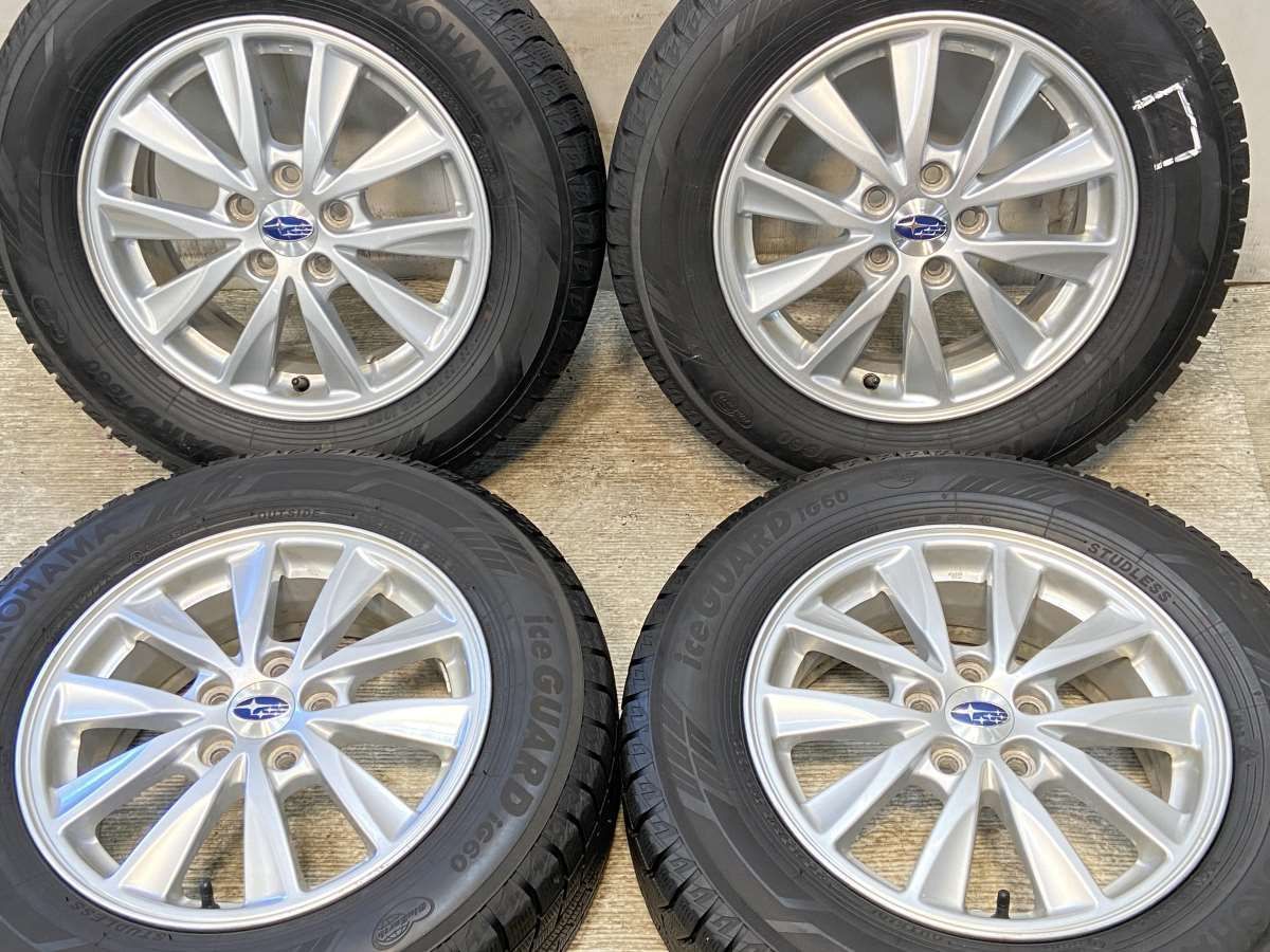 24年製 ヨコハマタイヤ 175/65R15 IG60ホイール付き3本 引取専用 175