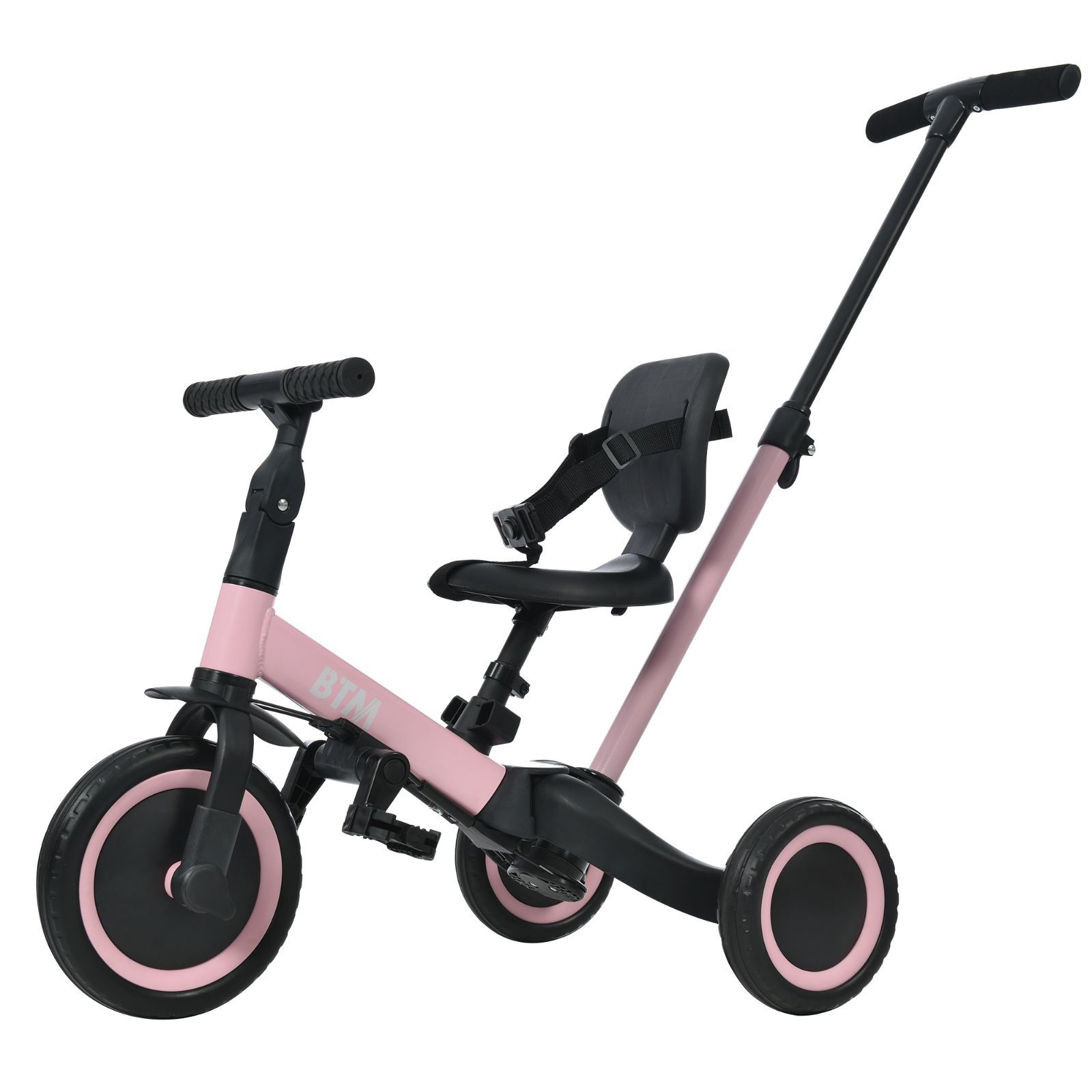 三輪車｜4WAY機能｜ベビーカー変換 ｜1-5歳向け｜組み立て簡単｜MS199289KAA