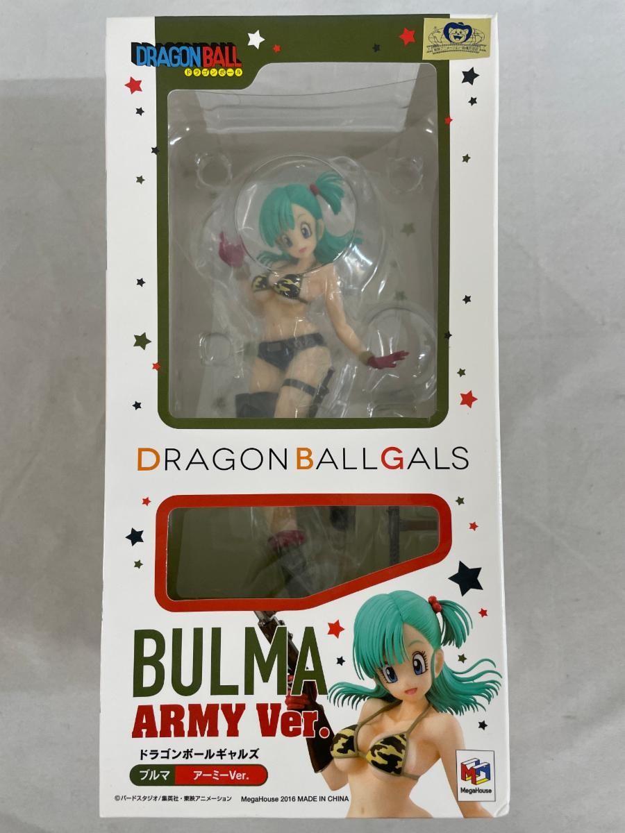 ドラゴンボールギャルズ ブルマ アーミーVer. 約19cm PVC製 塗装済み