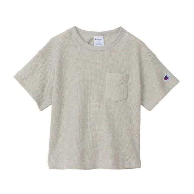 HANES ヘインズ SHORT SLEEVE モクベージュ 150サイズ CK-X305 781 | スポーツ スポーツウエア ウエア 服 衣類 トップス 長袖 ロングスリーブ Tシャツ ロンT 素材 機能性 ワッフル素材 コットン ポリエス