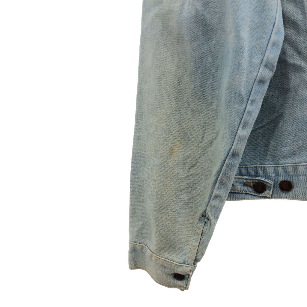 80年代 USA製 Wrangler ラングラー デニムジャケット ライトブルー