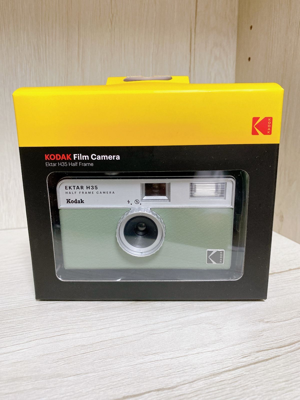 【新品・在庫限即納】KODAK コダック ハーフサイズフィルムカメラ EKTAR H35 Half Frame Camera セージ