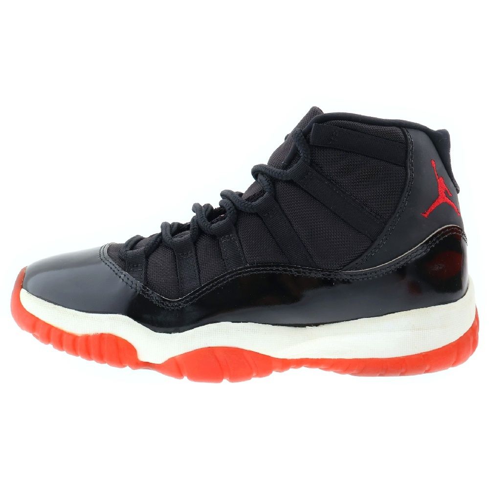 NIKE (ナイキ) 観賞用 95年製 Air Jordan 11 AJ11 OG Playoffs 1995 エアジョーダン プレーオフ スニーカー ブラック/レッド US9.5/27.5cm 130245-062