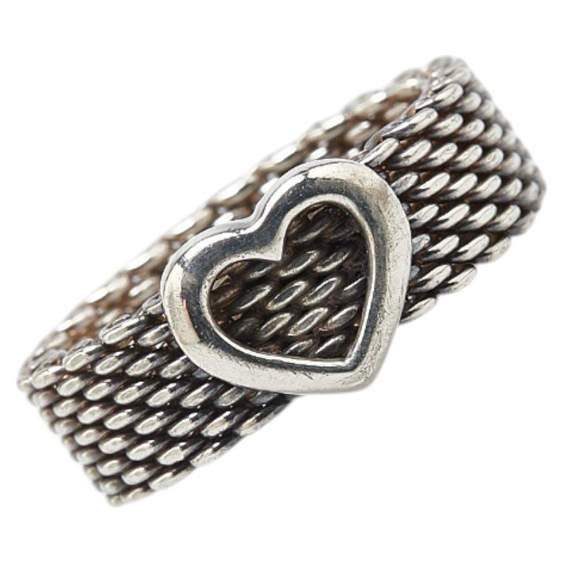 TIFFANY&Co. サマセット ハート メッシュ ブレスレット SV925
