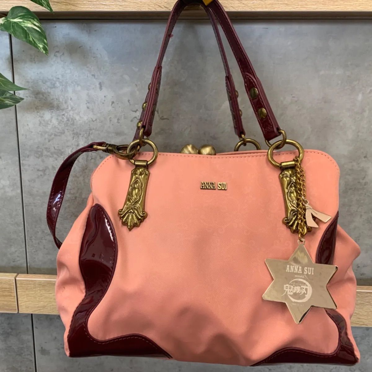 ANNA SUI アナスイ 鬼滅の刃 2way ショルダーバッグバッグ 禰󠄀豆子