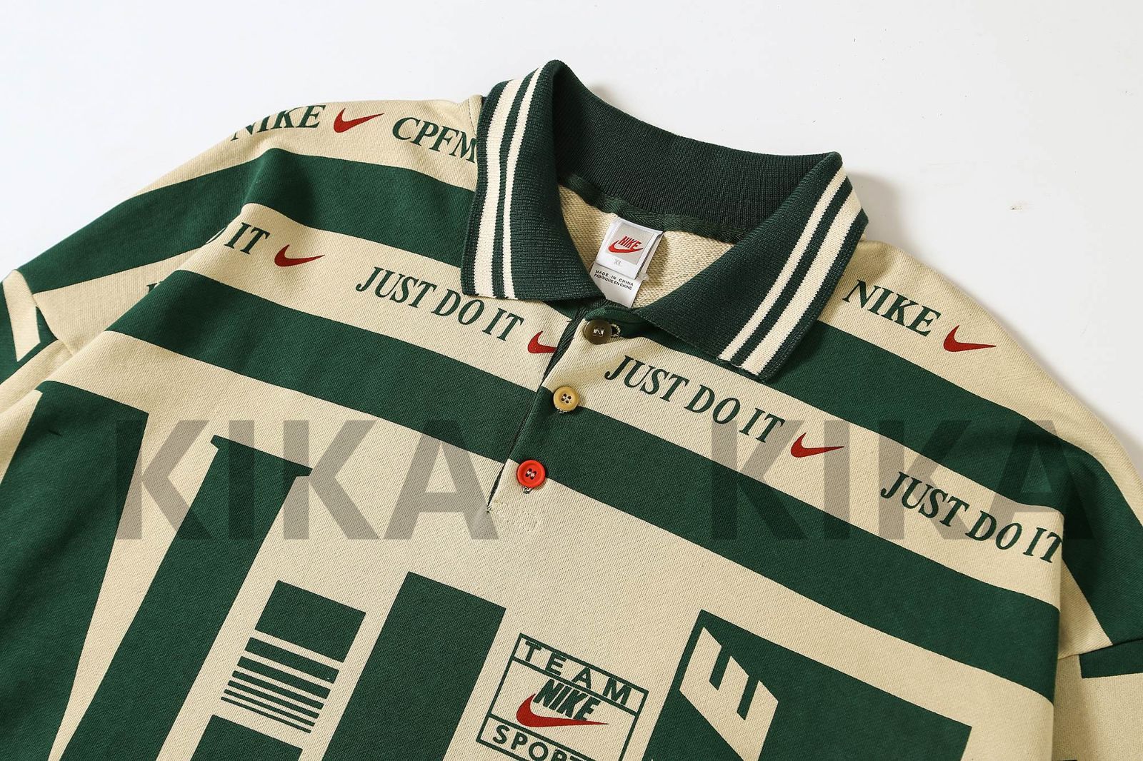 新品 Nike x Cactus 長袖プルオーバー 上着 ポロシャツ