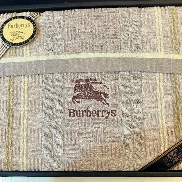 バーバリー Burberrys タオルケット Cotton100 FLOORTYPEBEDLINEN 西川
