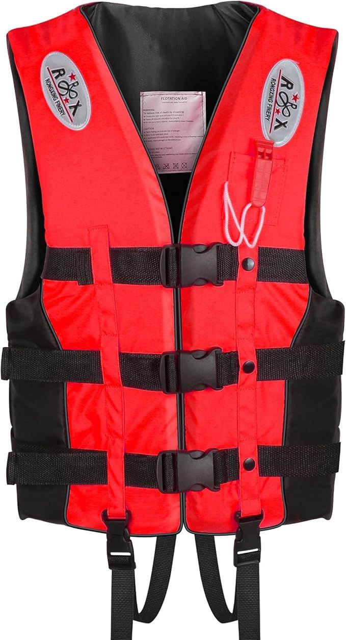 Rongxing Finery ライフジャケット 蛍光イエロー/ブラック ライフ