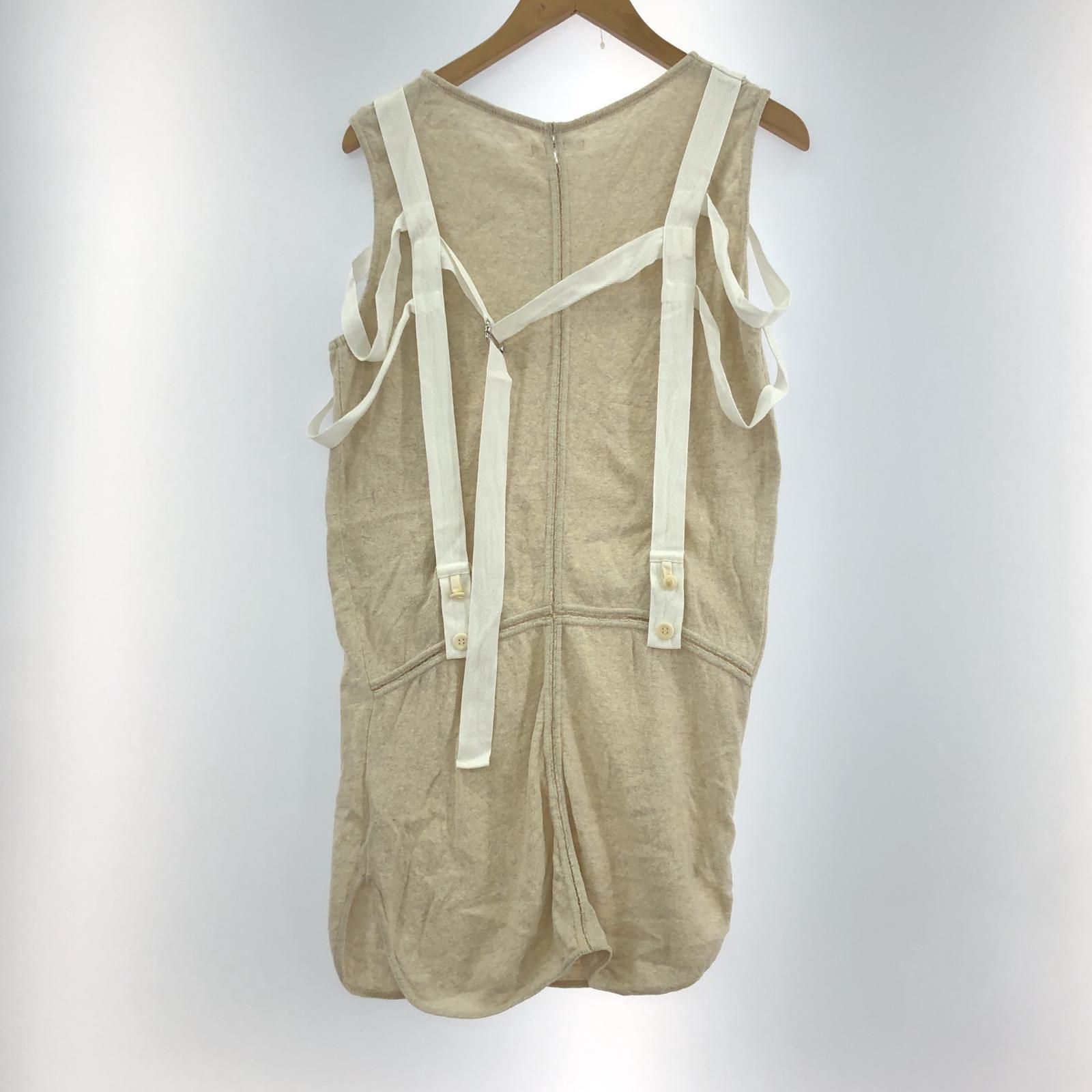 FUMIKA UCHIDA HARNESS NO-SLEEVE TOP S ベージュ