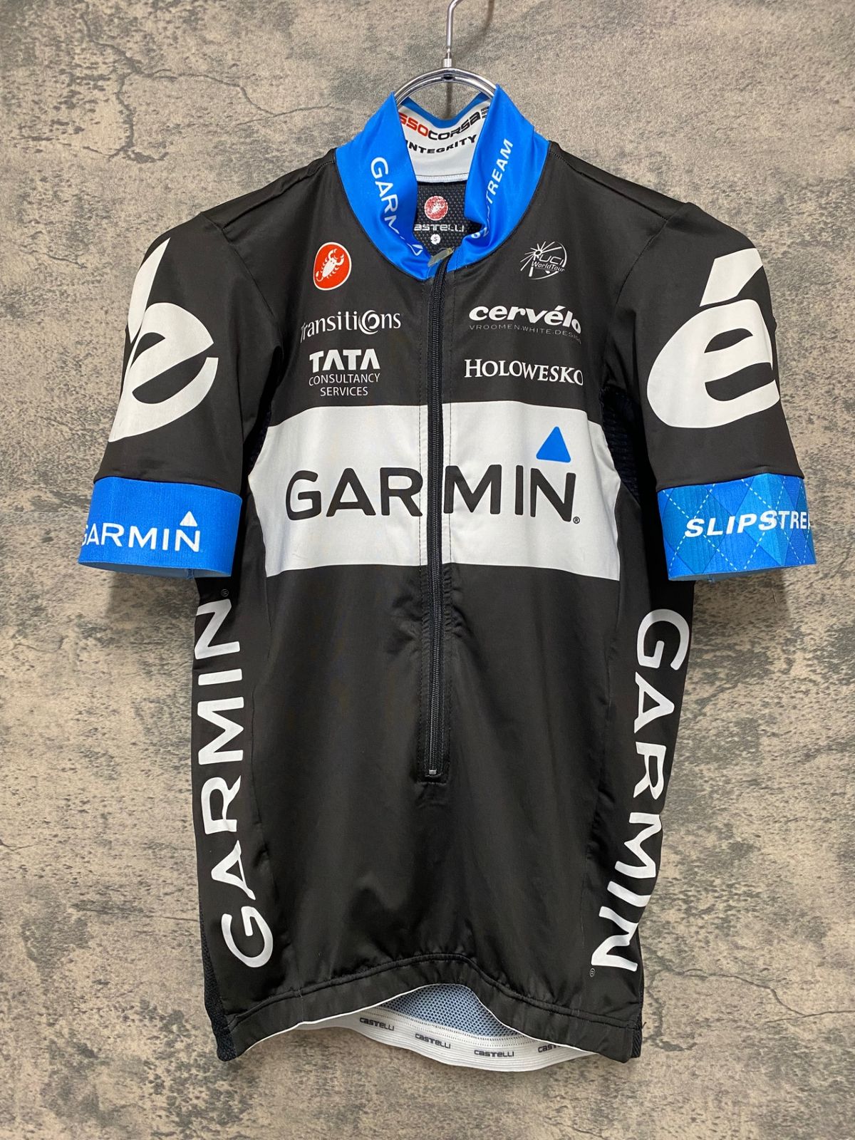JF442 カステリ CASTELLI ROSSOCORSA 半袖 サイクルジャージ 黒