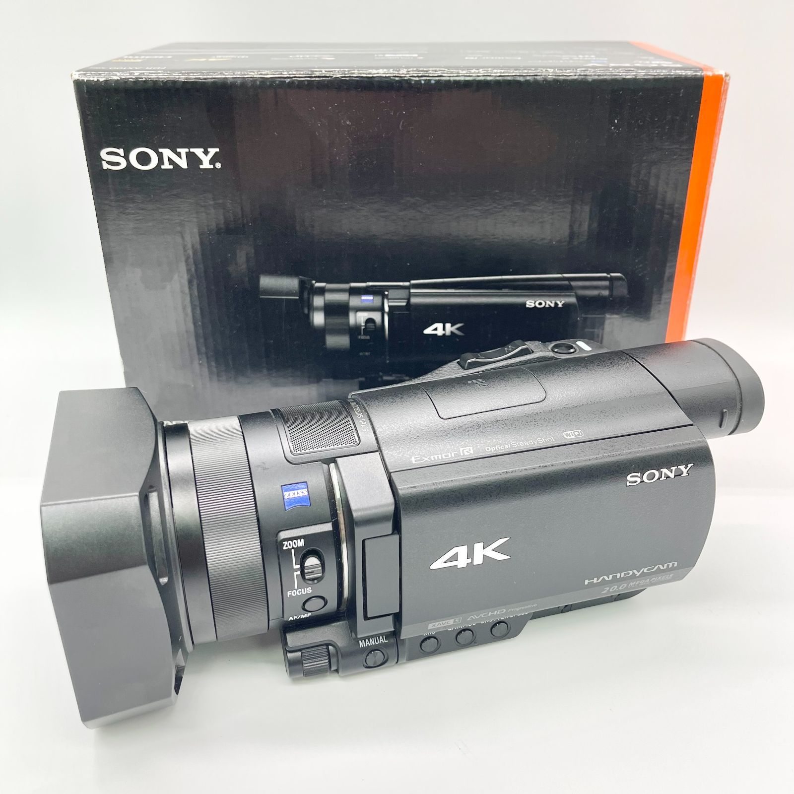 美品】ソニー SONY FDR-AX100 4K ハンディカム デジタルビデオカメラ 