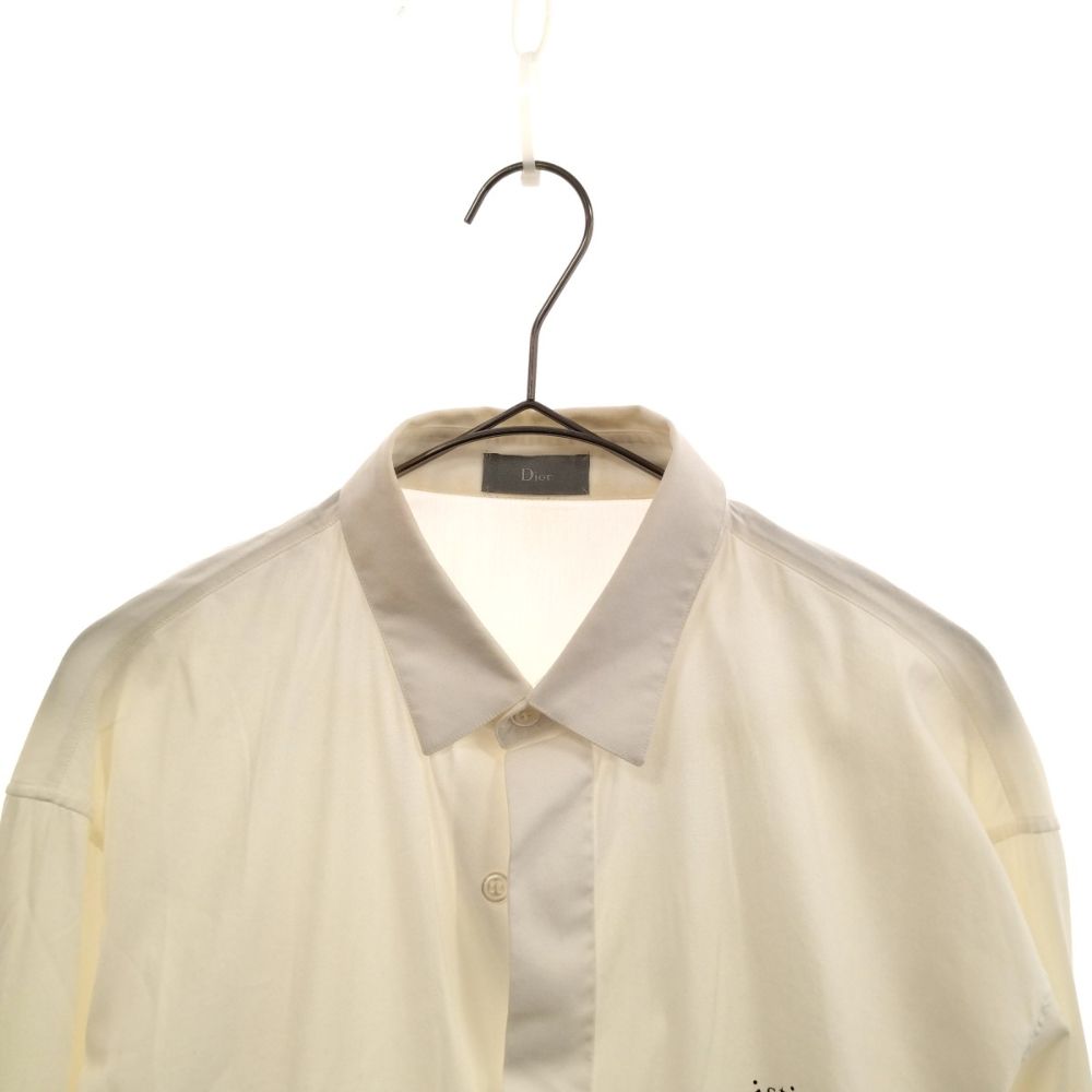 DIOR ディオール 18AW Atelier Shirts アトリエロゴ長袖シャツ 433C529I2635 ホワイト