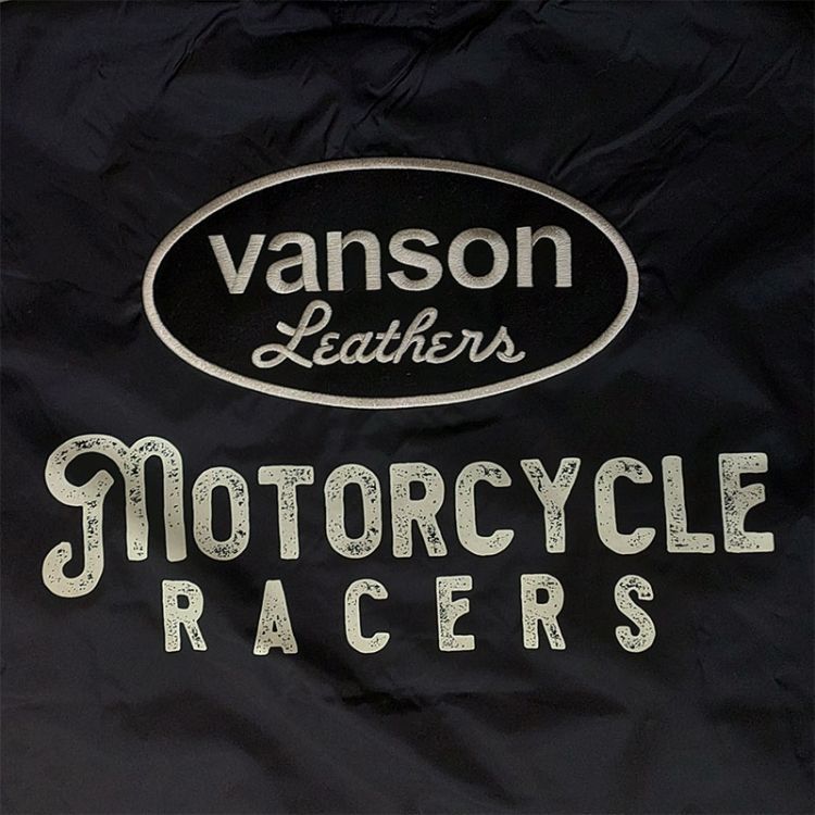 VANSON バンソン モーターサイクル コーチジャケット 884V346 ブラック Lサイズ