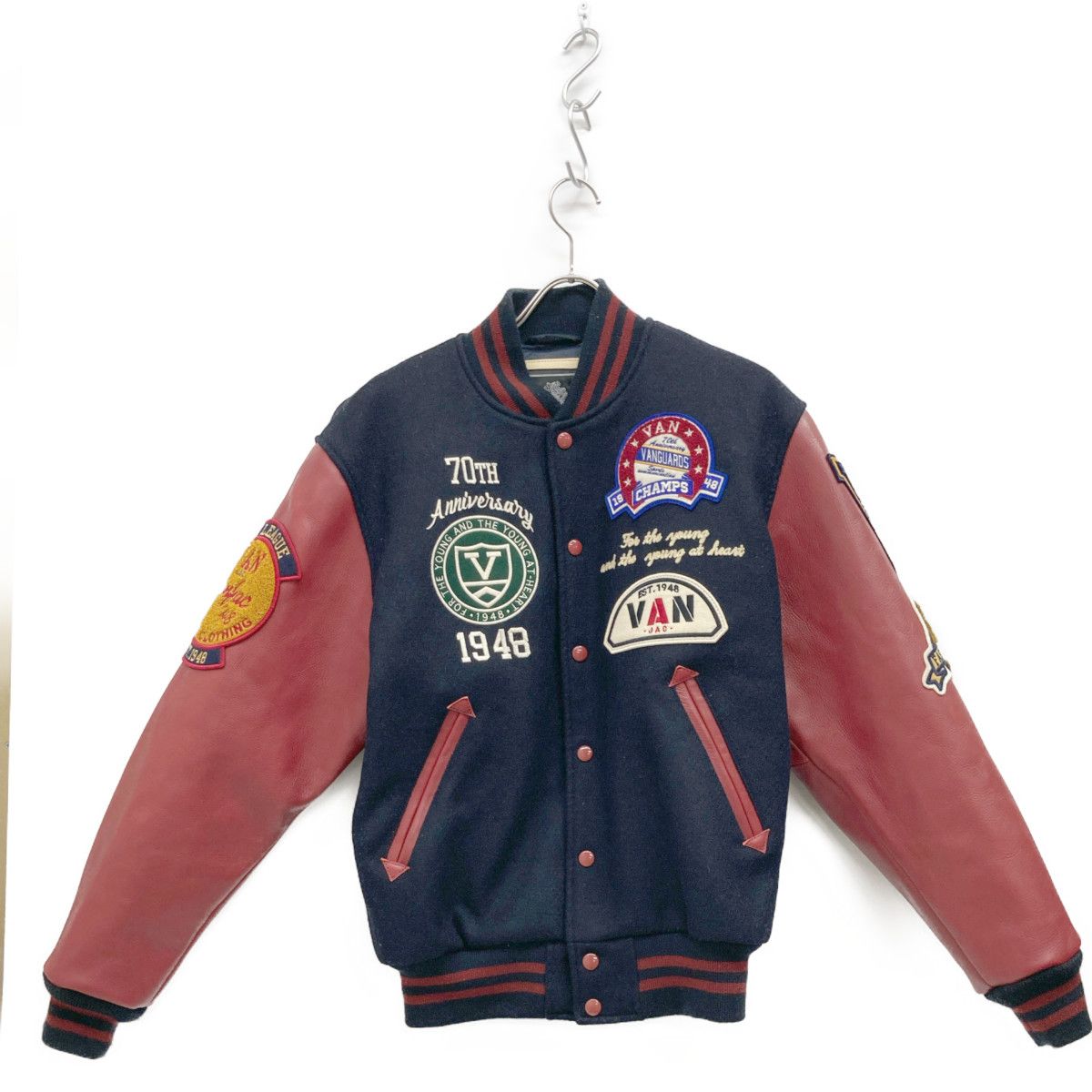 VAN JACKET ネイビー スタジャン LLサイズ ヴァン ジャケット VAN JACKET マイケル・ジャクソン 同型