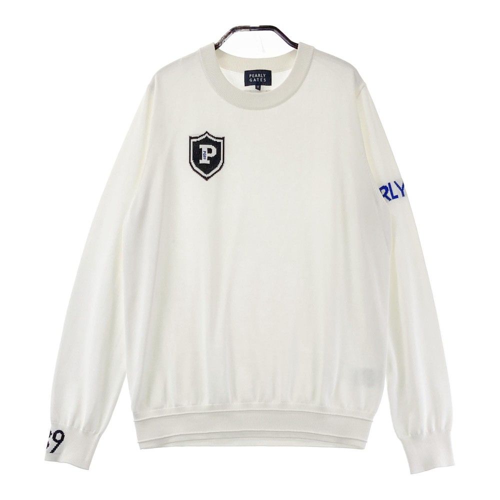 新品未使用　PEARLY GATES ホワイト ニットセーター 中古 レディース パーリーゲイツ PEARLY GATES セーター 0(S