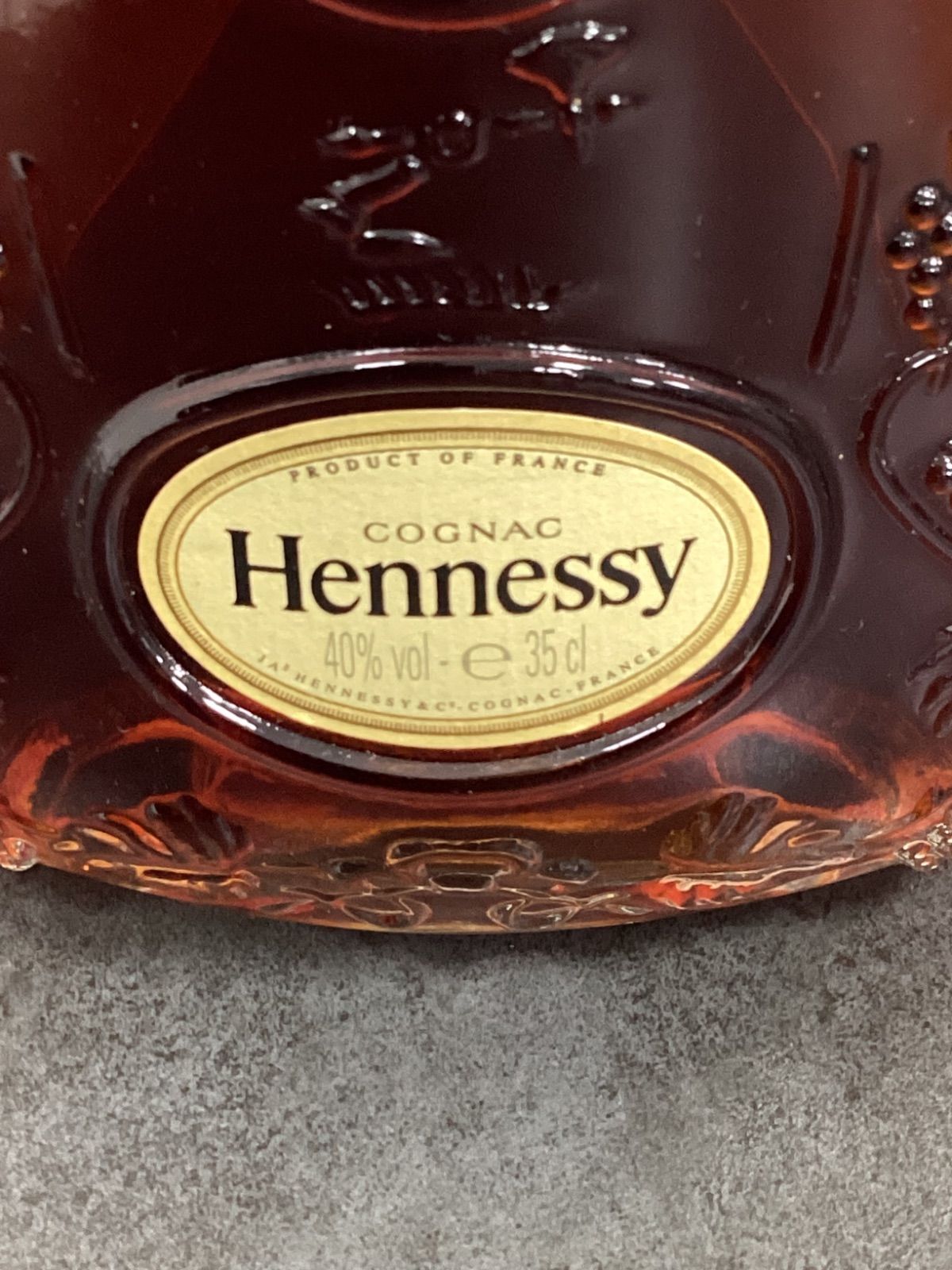 Hennessy /ヘネシー X.O COGNAC 金キャップ 350ml 古酒 箱あり