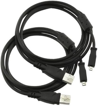 4.6m 2 Packs - Cybertech PS4 4.6m Long Charging Charger Power Cables USB Cord for PS4 DualShock 4 Playstation 4 Con