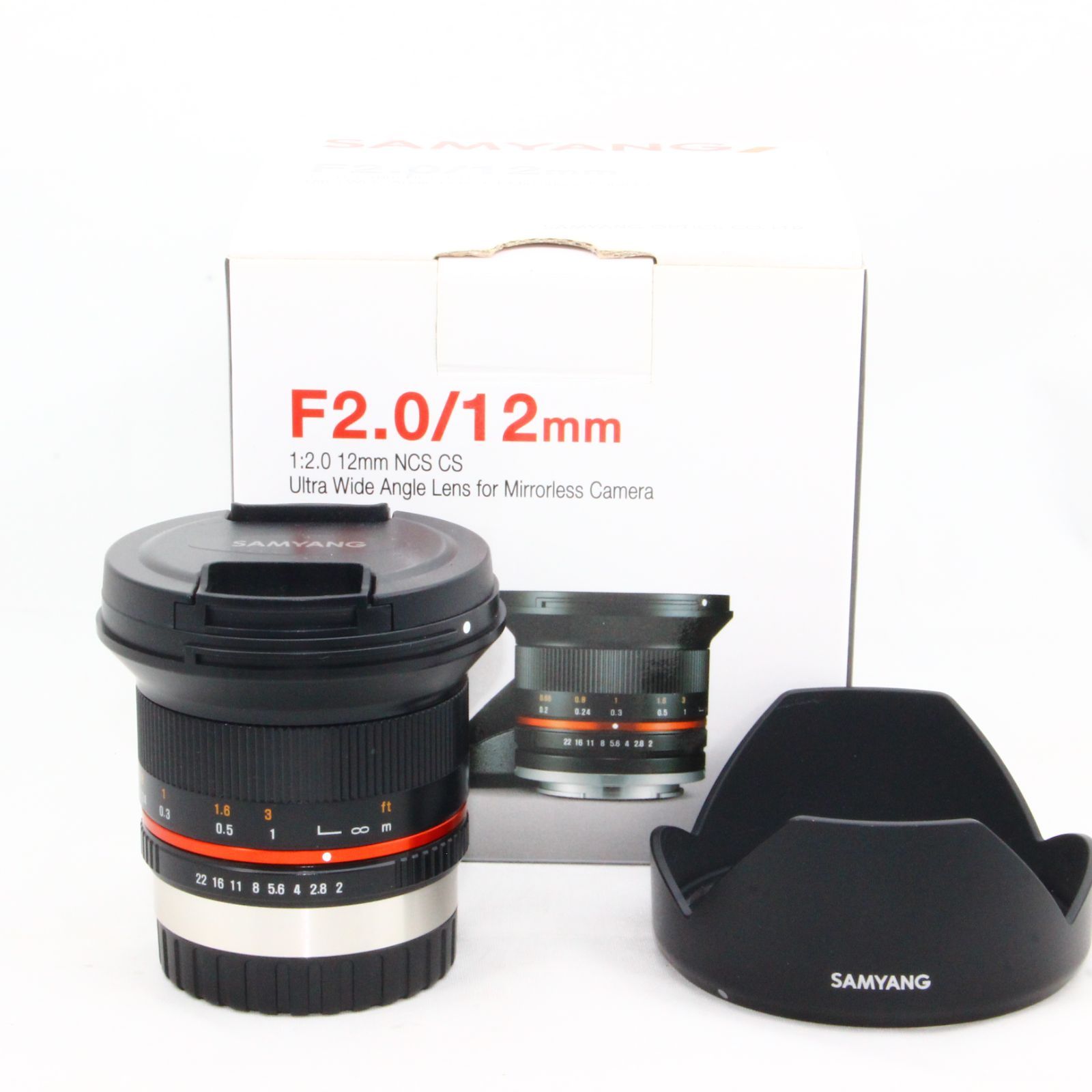 SAMYANG 12mm F2.0 ブラック フジフイルム X用 APS-C用 - M&T Camera