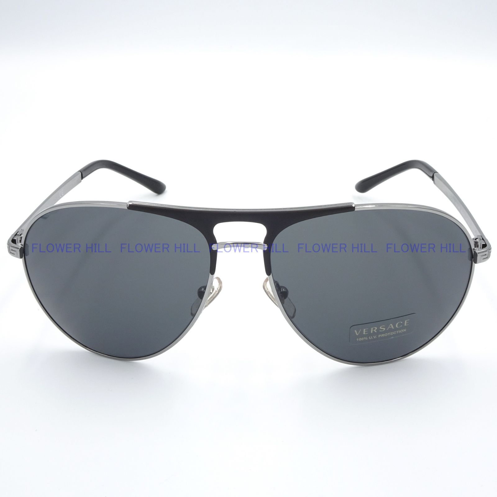VERSACE ヴェルサーチ サングラス VE2164 1001/87 ティアドロップ 