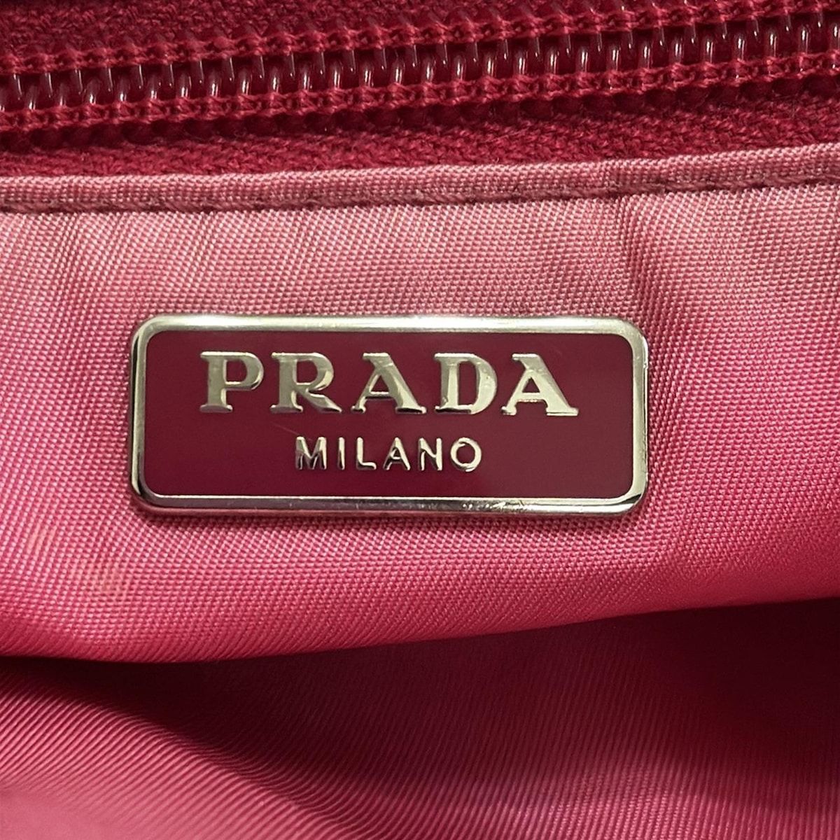 PRADA(プラダ) ポーチ - ピンク - メルカリ