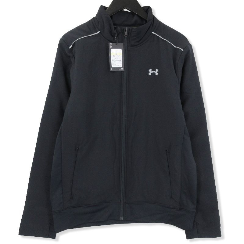 未使用 UNDER ARMOUR アンダーアーマー UA インサレート フルジップ 1366518 中綿ジャケット ブラック 黒 M 71009486