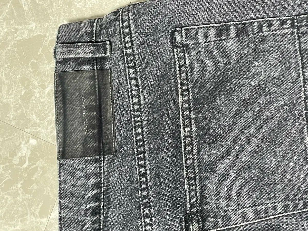 OUR LEGACY(アワーレガシー) サードカット スラッシュ デニム 黒 33