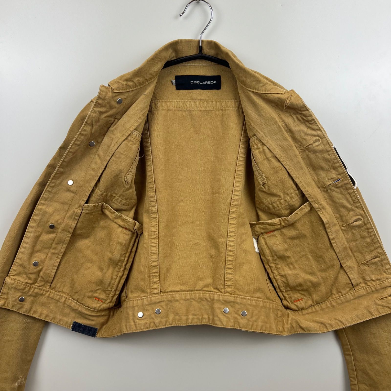 DSQUARED2 ベージュ カバーオール ジャケット ドッキング 【公式通販】