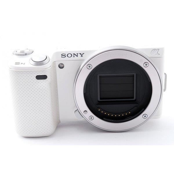 ソニー SONY NEX-5 N ホワイト レンズキット 美品 本物の一眼